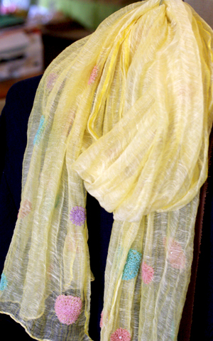 倉敷野菜染の製品｜スカーフ・各種小物