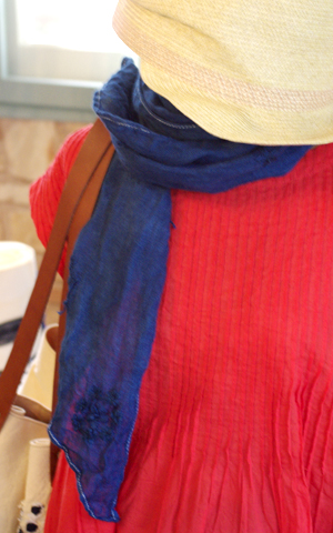 倉敷野菜染の製品｜スカーフ・各種小物